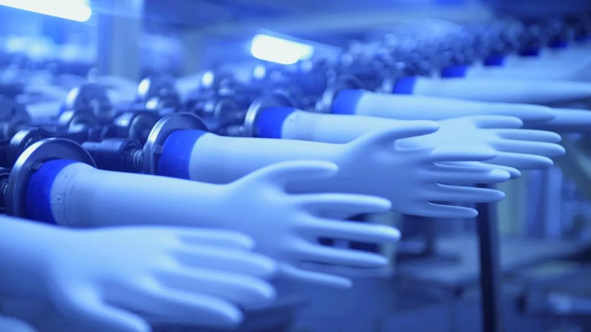 Glove production line